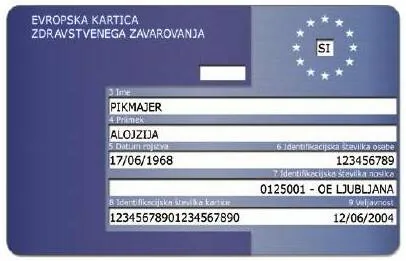 Průkaz zdravotní pojišťovny a dokumenty k pojištění